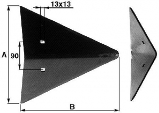 ZUBY NA KULTIVÁTOR 320x7mm