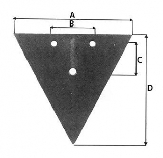 ZUBY NA KULTIVÁTOR 315x7mm