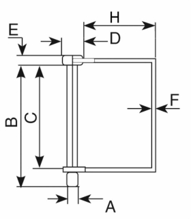 KOLÍK POISTNÝ ŠTVOREC D19 A12 C61mm 