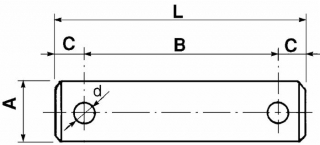 KOLÍK POISTNÝ A18 B62 C6 D6 L74mm