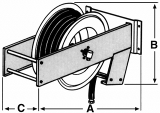 HADICA TLAKOVÁ SAMONAVÍJACIA 20m BAR max 20 F1" A53 B45 C46mm
